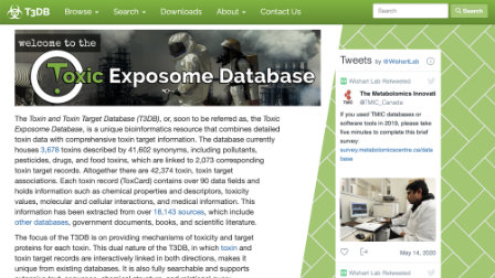 The Toxic Exposome Database (TEDB)